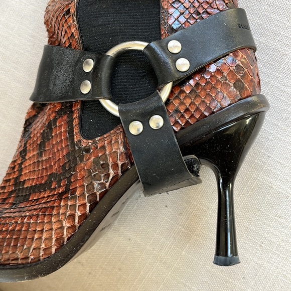 Dolce & Gabbana Genuine Snakeskin Boots Size 37 - Picture 3 of 9